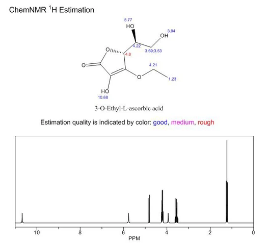 3-O-Ethyl-L-ascorbic Acid NMR CAS 86404-04-8 | Shaanxi BLOOM Tech Co., Ltd 3-O-Ethyl-L-ascorbic Acid NMR CAS 86404-04-8 | Shaanxi BLOOM Tech Co., Ltd