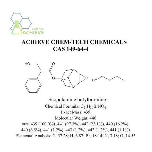 Scopolamine Butylbromide structure CAS 149-64-4 | Shaanxi BLOOM Tech Co., Ltd Scopolamine Butylbromide structure CAS 149-64-4 | Shaanxi BLOOM Tech Co., Ltd