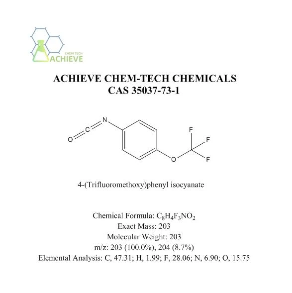 4- (trifluoromethoxy) phenyl isocyanate cas 35037-73-1