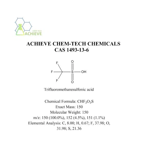 حمض ثلاثي فلورو الميثان سلفونيك CAS 1493-13-6