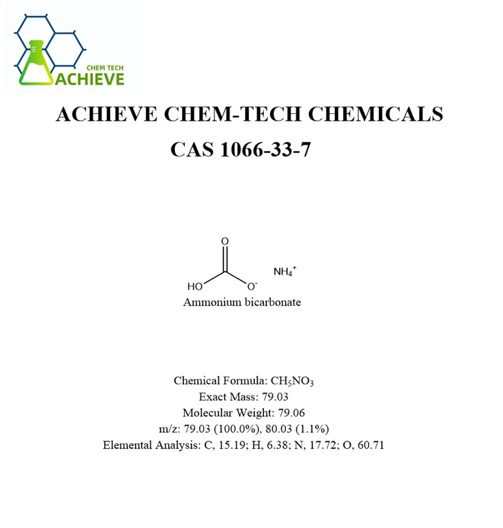 مسحوق بيكربونات الأمونيوم CAS 1066-33-7