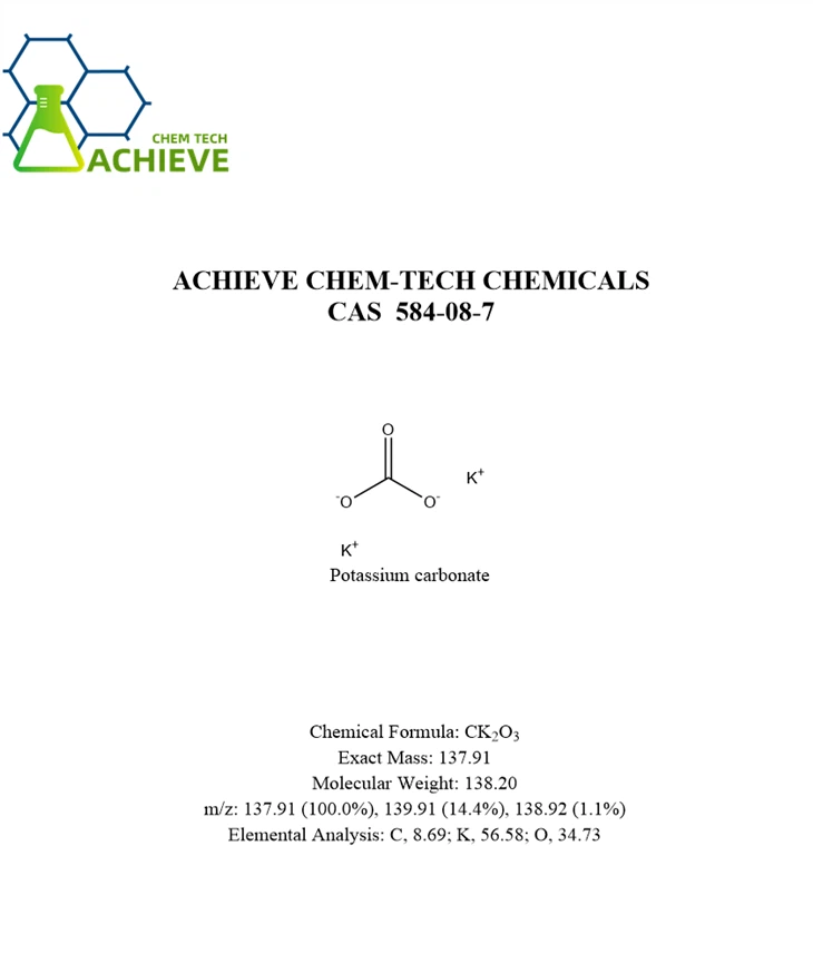 Potassium Carbonate Powder CAS 584-08-7