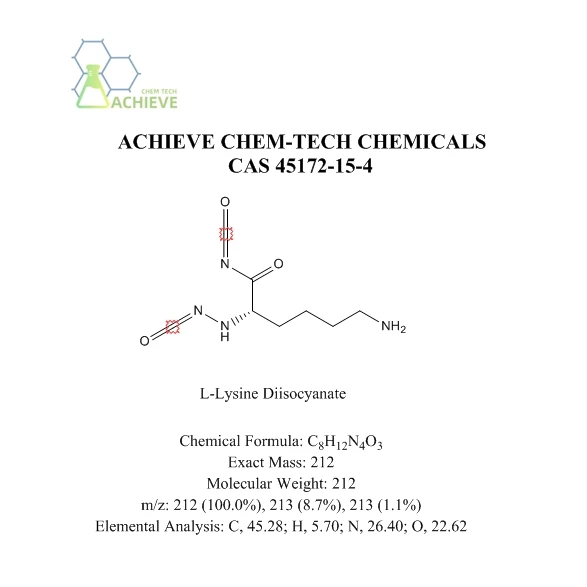 L-Lysine Diisocyanate structure CAS 45172-15-4 | Shaanxi BLOOM Tech Co., Ltd L-Lysine Diisocyanate structure CAS 45172-15-4 | Shaanxi BLOOM Tech Co., Ltd