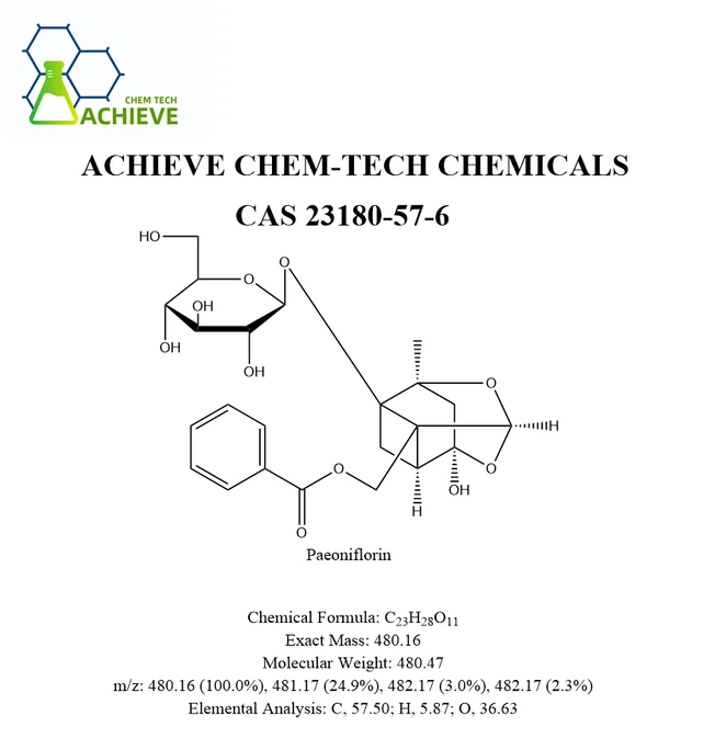 Paeoniflorin CAS 23180-57-6 | Shaanxi BLOOM Tech Co., Ltd Paeoniflorin CAS 23180-57-6 | Shaanxi BLOOM Tech Co., Ltd