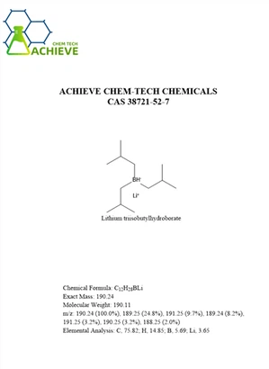 الليثيوم Triisobutylhydroborate cas 38721-52-7